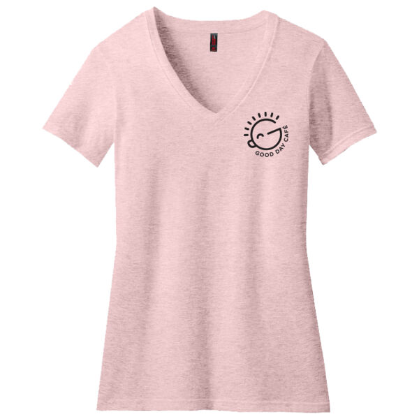 Print_B - Women's Perfect Blend ® CVC V Neck Tee Thumbnail