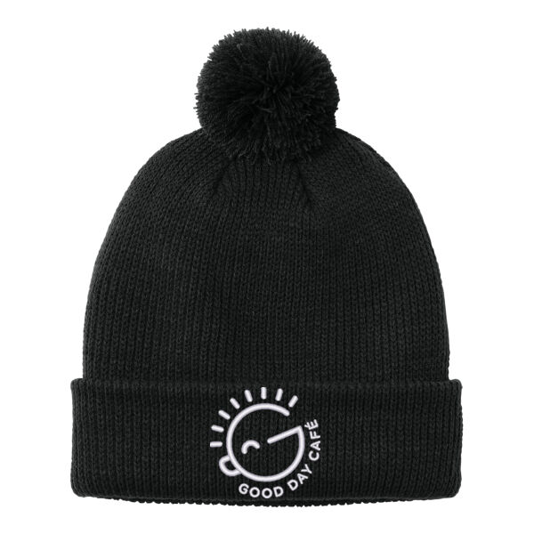 EMB_W - Cozy Pom Beanie Thumbnail